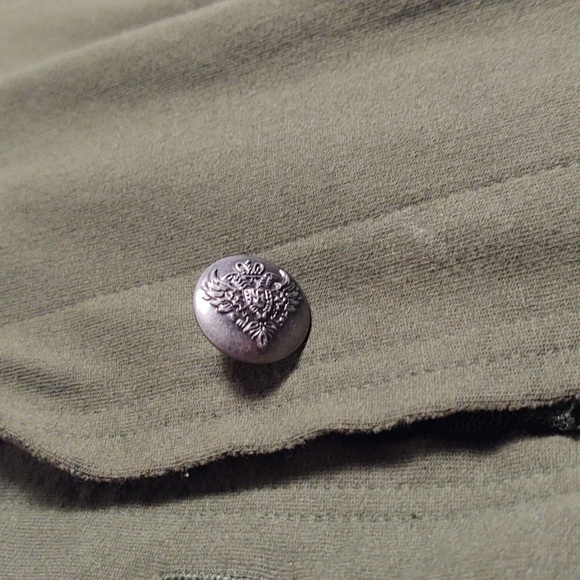 NICK & MO Exclusive Collection Army Green Utility Jacket Womens Size Small - Picture 15 of 16